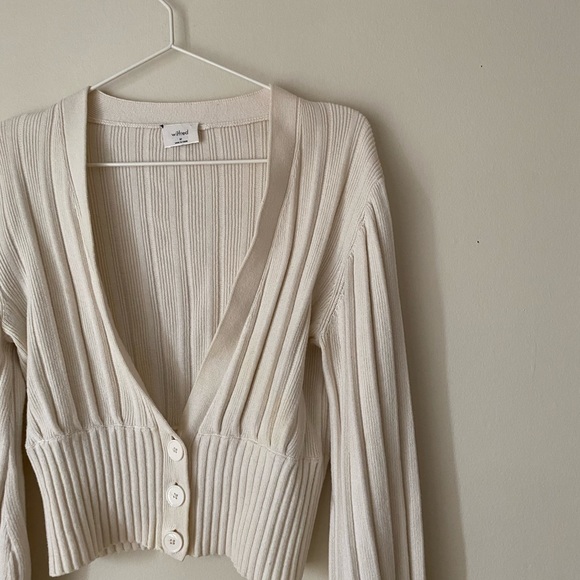 Wilfred Plunge Front Cardigan - Picture 3 of 11